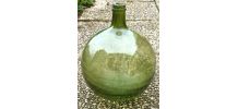dame jeanne en verre , vintage