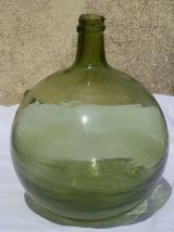 dame jeanne en verre , vintage