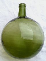 dame jeanne en verre , vintage