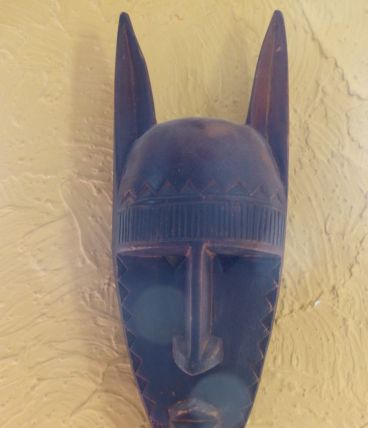 masque bois H54 cm