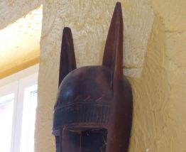 masque bois H54 cm