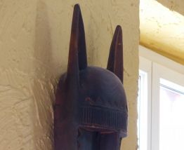 masque bois H54 cm
