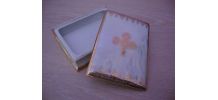 BOITE A BIJOUX EN FORME DE MISSEL EN PORCELAINE
