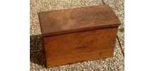 boite  en bois  ancienne , vintage