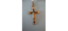CHAPELET ANCIEN PERLES VERRE A FACETTES