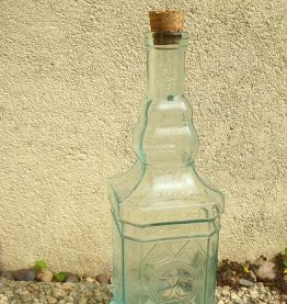 Grande bouteille 2 litres Carrée avec robinet