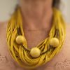 Collier coton 