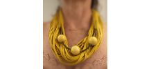 Collier coton 