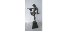D'après Chiparus - Sculpture de danseuse exotique en bronze