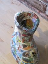 Creation en Vase fait avec bouteille