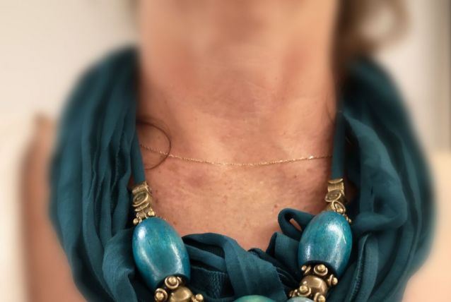 Tour de cou collier deco