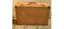 valise  en bois  ancienne , vintage