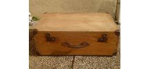 valise  en bois  ancienne , vintage
