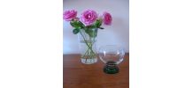 COUPE EN VERRE PIED VERT