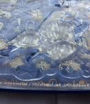 Plateau rosenthal en verre designer Bjorn wiinblad 