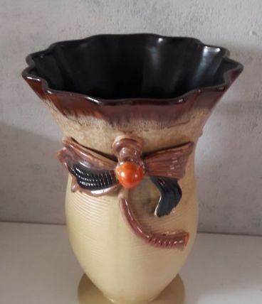 Grand vase marqué grès 