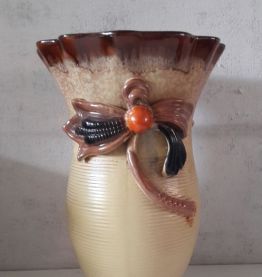 Grand vase marqué grès 