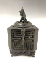 Brûleur d encens en bronze 
