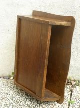 console  murale  en  bois  , vintage
