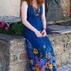 Robe annee 60 a grosses fleurs