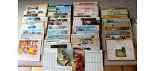  lot de 45 calendrier des postes PTT facteur