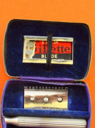 coffret ancien rasoir gilette us