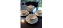 Service à café XIXème porcelaine de Paris