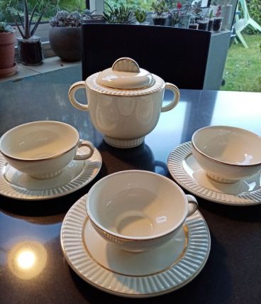 Service à café XIXème porcelaine de Paris