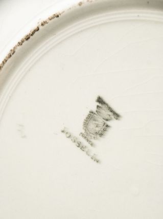 Plat creux  Digoin rose