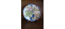 ASSIETTE DECORATIVE PEINTE A LA MAIN
