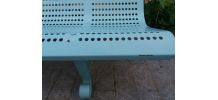 BANC DE JARDIN VINTAGE EN METAL