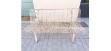 BANC EN METAL VINTAGE 40/50