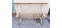 BANC EN METAL VINTAGE 40/50