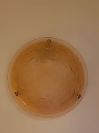 Lampe applique en pâte de verre 