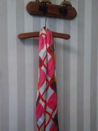 Foulard soie coloré 