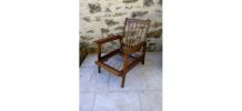 Fauteuil années 50 style scandinave 3 positions