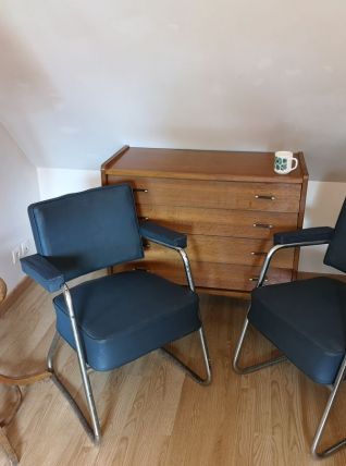 Paire de fauteuils Pullman