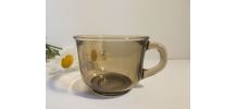 Tasse et soucoue 'fumée noire'