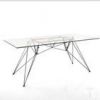 Table neuve design italien verre trempe 