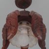 Suspension bois et verre