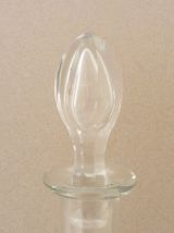 Jolie carafe à eau en verre gravé, carafe à décanter.