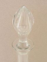 Jolie carafe à eau en verre gravé, carafe à décanter. 