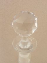 Jolie carafe à eau en verre gravé, carafe à décanter