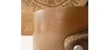 Lot de 5 casseroles française en cuivre massif étamé 