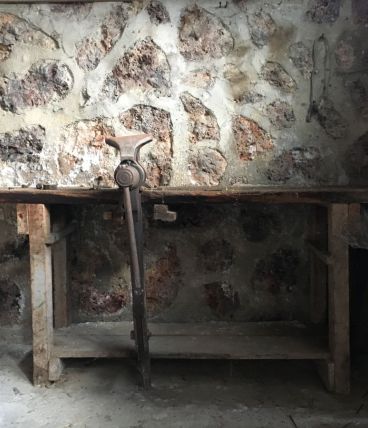 Établi d'atelier dans son jus 