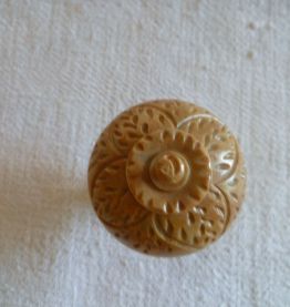 Boite stéatite ou pierre à savon ciselée Inde