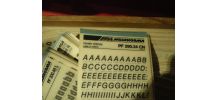 lettres transferts mécanorma x 10 paquets