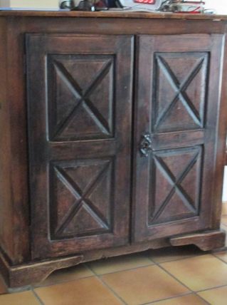 meuble 2 portes confiturier ancien