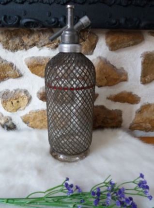siphon ancien grillagé Sparklets