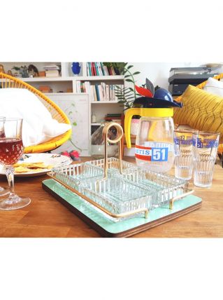 SET APERITIF VINTAGE FORMICA